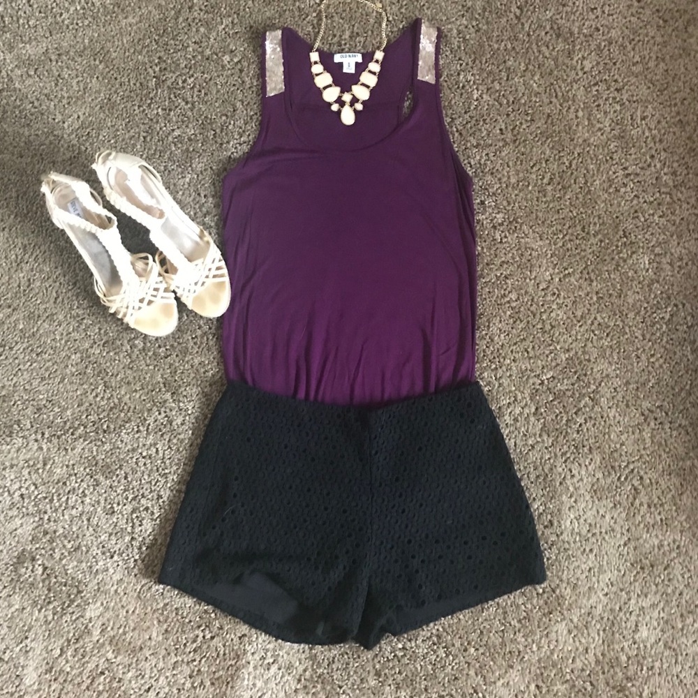 Eyelet Shorts